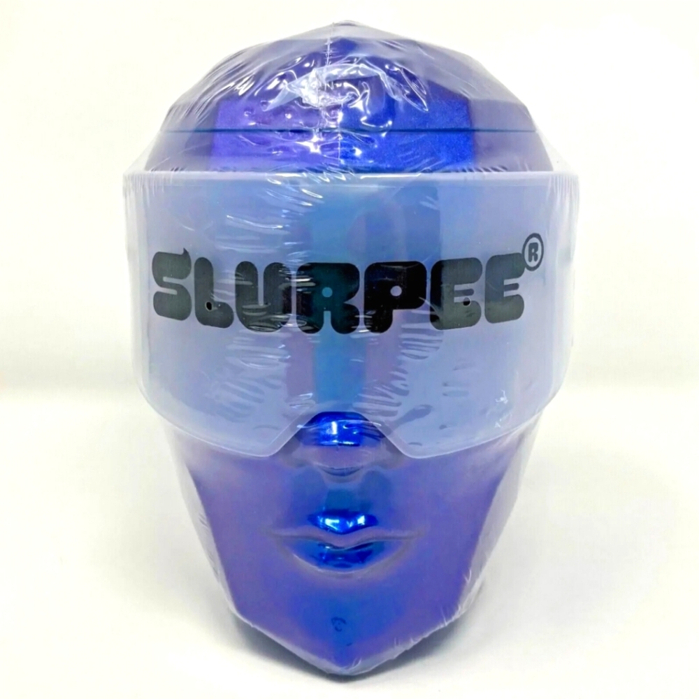 7-11 SLURPEE Cup w/Straw Brain Freeze Head Glasses Summer 2023-sealed